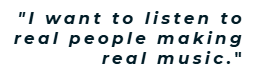real music quote